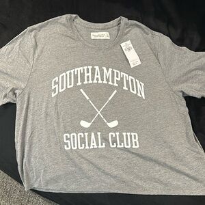 Abercrombie crop shirt